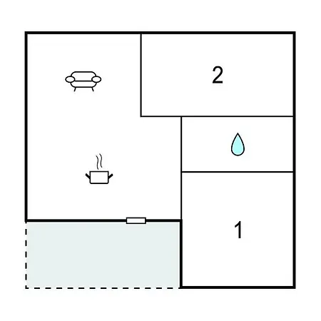 Semesterbostad 2 Bedroom Pet Friendly In *